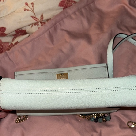 Kate Spade Light Green Shoulder Bag with Gold Chain - Picture 9 of 10